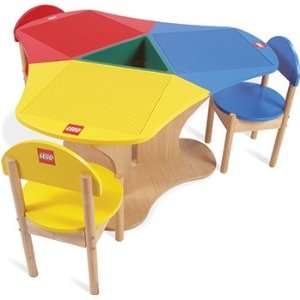  3 SEAT PLAY TABLE WITHOUT BRICKS: Toys & Games