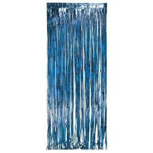 Blue Foil Door Curtains