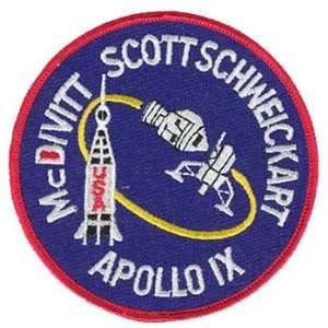 Apollo IX 9 Mcdivitt Scott Schweickart 4 Round Embroidered Patch 