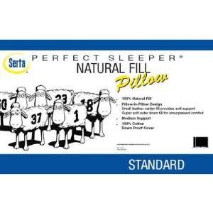  Serta Perfect Sleeper Natural Fill Bed Pillow: Home 