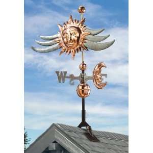   Directions® Sun Moon Clouds Full   size Weathervane