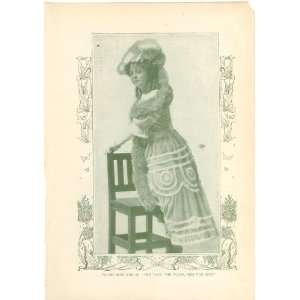  1907 Print Actress Violet McMillen 