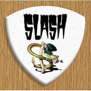  Slash 5 X Bass Guitar Picks Both Sides Printed Musical 