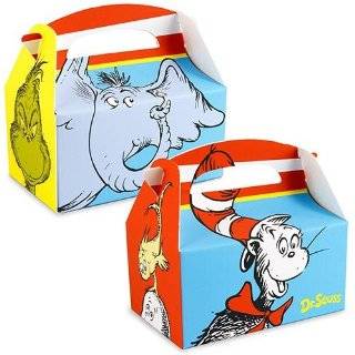 Dr Seuss Classic Book Characters Party Treat Box 4 Pack by Buy Seasons
