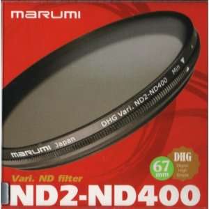 com Marumi 67mm 67 DHG Vari ND ND2 to ND400 400 Neutral Density Fader 