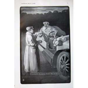  1908 Advert BuchananS Black White Whisky Motor Car Men 
