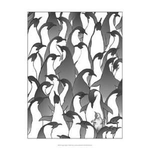  Penguin Family I by Charles Swinford 13x19