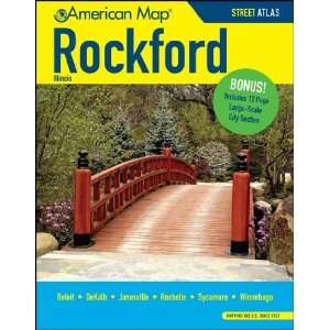    American Map 611931 Rockford, IL Street Atlas
