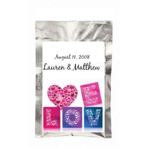 Wedding Favors Heart in Love Mosaic Personalized French Vanilla Hot 
