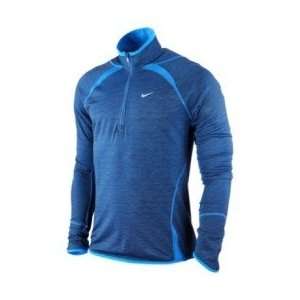   Wool 1/2 Zip Blue Running Shirt XL 339654 014: Sports & Outdoors