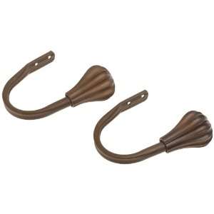  Umbra Buka Set of Two Holdbacks, Walnut