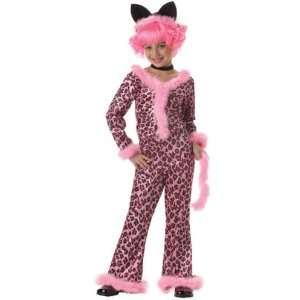  Childs Pink Sassy Cat Costume (Size:Small 6 8): Toys 