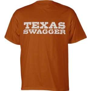   Texas Longhorns Orange Texas Swagger Block T Shirt