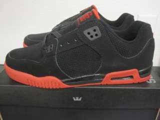 Supra Avenger Black Nubuck sz 8 13 BNIB $100  