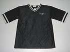 ESDJCO S/S POLYESTER V NECK JERSEY BLACK SIZE MEDIUM