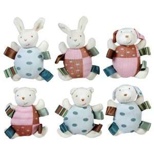  Organic Taggies Rattles  5 Pink Bunny: Toys & Games