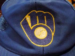 Vtg Milwaukee Brewers MLB Baseball Hat  