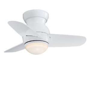   Blade 26 Flush Mount Ceiling Fan with Blades and Integrated 1: Home