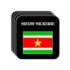  Suriname   NIEUW NICKERIE Set of 4 Mini Mousepad 