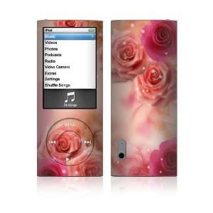  Apple iPod Nano 5G Decal Skin   Pink Roses Everything 