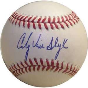  Andy Van Slyke Autographed Baseball