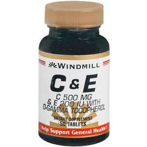   COMBO 500MG/200IU 50CP WINDMILL MARKETING: Health & Personal Care