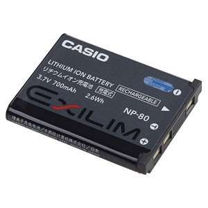  Casio NP 80 Digital Camera Battery. CASIO RECHARGEABLE 