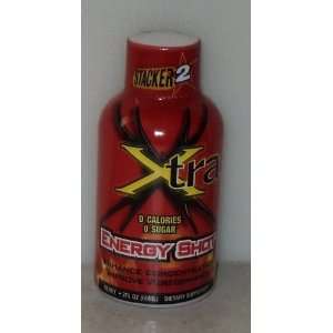 Stacker 2 Xtra Berry 2oz. Energy Shot NVE Pharmaceuticals Single 