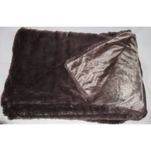  Super Soft Plush Fur Brown Blanket 