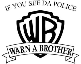Warn a Brother Brotha *Funny* Iron On Transfer #1  