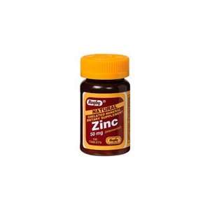  Natural Zinc 50 Mg, 100 Tablets, Watson Rugby Health 