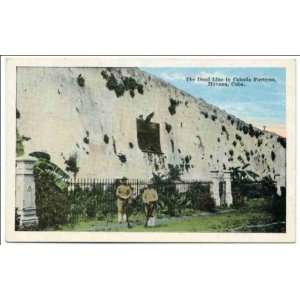  Reprint The Dead Line in CabaÃ±a Fortress, Havana, Cuba 