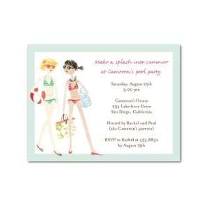  Party Invitations   Bikini Bunch By Petite Alma Health 