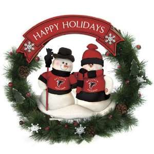   NFL Atlanta Falcons 20 Snowmen Christmas Wreaths: Sports & Outdoors