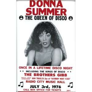  Donna Summer 14 X 22 Vintage Style Concert Poster 