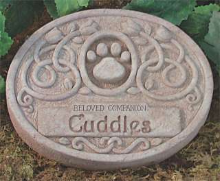 Oval CELTIC Memorial Stone PAW PET Choose Your Style!  