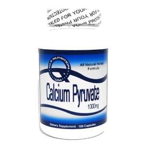 Calcium Pyruvate ^ 1000mg   By GLS Nutrition   100 Capsules