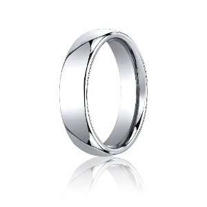 CobaltchromeTM 6mm Comfort Fit High Polished Design Ring 