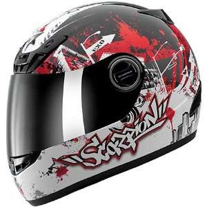   Urban Destroyer EXO 400 On Road Motorcycle Helmet   Red / 2X Large
