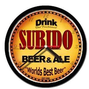  SUBIDO beer and ale cerveza wall clock: Everything Else