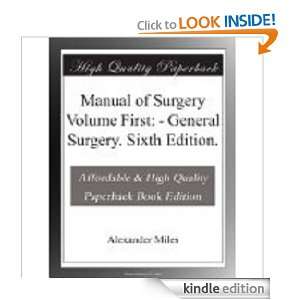   Surgery Sixth Edition Alexander Miles  Kindle Store
