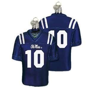  Mississippi Football Jersey Ornament: Sports & Outdoors