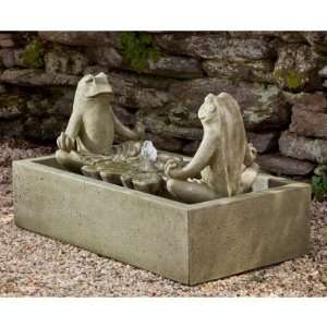  Campania International Zen Too Cast Stone Fountain: Patio 