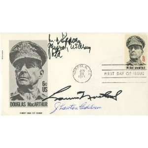  U.S. WWII Generals Ridgway and Norstad Autographed First 