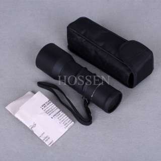 Bushnell Monocular Telescope Zoom 10 x 40 View 1000M/6000M for Hunting 