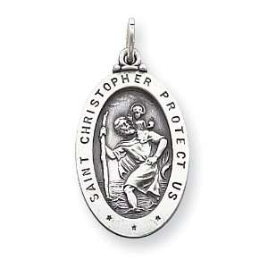  Sterling Silver St. Christopher Medal West Coast Jewelry 