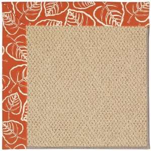  Capel Zoe Cane Wicker Sepia Rectangle 3.00 x 5.00 Area Rug 