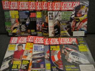 Lot of 16 Stock Car Racing Magazine 2001 2002 Auto  