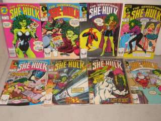 SHE HULK Lot #1 8 VF NM John Byrne Spider Man Marvel  