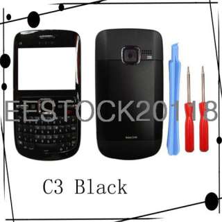 Full Housing for Nokia C3 C3 00 Fascia Case Cover 5 Colors!  